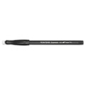 Eraser Mate Ballpoint Pen, Stick, Medium 1 Mm, Black Ink, Black Barrel, Dozen Eraser Mate Ballpoint Pen, Stick, Medium 1 Mm, Black Ink, Black Barrel, Dozen
