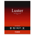Pro Luster Inkjet Photo Paper, 10.2 Mil, 8.5 X 11, Luster White, 50/pack