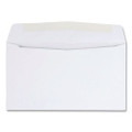 Business Envelope, #6 3/4, Commercial Flap, Gummed Closure, 3.63 X 6.5, White, 500/box