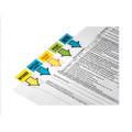 Arrow Message 1" Page Flags, "notarize," Yellow, 2 50-flag Dispensers/pack