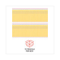 #2 Pre-sharpened Woodcase Pencil, Hb (#2), Black Lead, Yellow Barrel, 72/pack