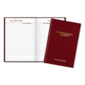 Standard Diary Daily Reminder Book, 2022 Edition, Medium/college Rule, Red Cover, 7.5 X 5.13, 201 Sheets
