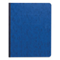 Pressboard Report Cover, Two-piece Prong Fastener, 3" Capacity, 8.5 X 11, Dark Blue/dark Blue