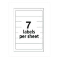 Printable 4" X 6" - Permanent File Folder Labels, 0.69 X 3.44, White, 7/sheet, 36 Sheets/pack, (5215)