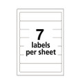 Printable 4" X 6" - Permanent File Folder Labels, 0.69 X 3.44, White, 7/sheet, 36 Sheets/pack, (5204)