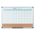 3-in-1 Calendar Planner Dry Erase Board, 24 X 18, Aluminum Frame