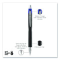 Jetstream Retractable Ballpoint Pen, Bold 1 Mm, Blue Ink, Black Barrel