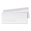 Window Envelope, Lower Left Window,  #10, Commercial Flap, Gummed Closure, 4.13 X 9.5, White, 500/box