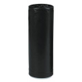 Linear Low Density Recycled Can Liners, 60 Gal, 1.65 Mil, 38" X 58", Black, 100/carton