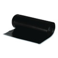 Linear Low Density Recycled Can Liners, 60 Gal, 1.65 Mil, 38" X 58", Black, 100/carton