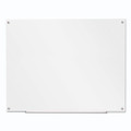Frameless Glass Marker Board, 48" X 36", White Frameless Glass Marker Board, 48" X 36", White