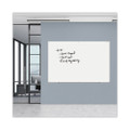 Frameless Glass Marker Board, 72" X 48", White