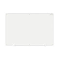 Frameless Glass Marker Board, 72" X 48", White