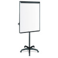 Silver Easy Clean Dry Erase Mobile Presentation Easel, 44" To 75-1/4" High