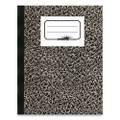 Composition Book, Medium/college Rule, Black Marble Cover, 10 X 7.88, 80 Sheets