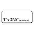 Labels, Laser Printers, 1 X 2.63, White, 30/sheet, 100 Sheets/box