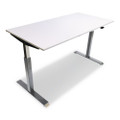 Adaptivergo Pneumatic Height-adjustable Table Base, 26.18" To 39.57", Gray