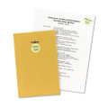 Printable Self-adhesive Removable Color-coding Labels, 1.25" Dia., Neon Yellow, 8/sheet, 50 Sheets/pack, (5499)