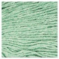 Super Loop Wet Mop Head, Cotton/synthetic Fiber, 5" Headband, Medium Size, Green