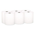 Essential Plus Hard Roll Towels 8" X 600 Ft, 1.75" Core, White, 6 Rolls/carton