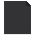 Color Cardstock, 65 Lb, 8.5 X 11, Eclipse Black, 100/pack