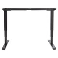 Adaptivergo 3-stage Electric Table Base With Memory Controls, 25" To 50.7", Black