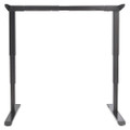Adaptivergo 3-stage Electric Table Base With Memory Controls, 25" To 50.7", Black