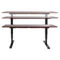 Adaptivergo 3-stage Electric Table Base With Memory Controls, 25" To 50.7", Black