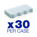 Magic Eraser Extra Durable, 4.6 X 2.4, 0.7" Thick, White, 30/carton