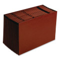 Earthwise By Pendaflex 100% Recycled Indexed Expanding File, 21 Sections, Legal Size, Red Fiber