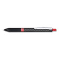 Oh! Gel Pen, Retractable, Medium 0.7 Mm, Red Ink, Black Barrel, Dozen Oh! Gel Pen, Retractable, Medium 0.7 Mm, Red Ink, Black Barrel, Dozen