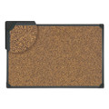 Tech Cork Board, 36 X 24, Cork, Black Plastic Frame Tech Cork Board, 36 X 24, Cork, Black Plastic Frame