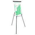 Heavy-duty Adjustable Presentation Easel, 69" Maximum Height, Metal, Black