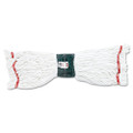 Web Foot Shrinkless Looped-end Wet Mop Head, Cotton/synthetic, Medium, White, 6/carton - VISRCPA25206WHICT