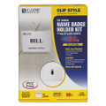 Name Badge Kits, Top Load, 3 1/2 X 2 1/4, Clear, 50/box Name Badge Kits, Top Load, 3 1/2 X 2 1/4, Clear, 50/box
