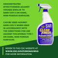 Clean Finish Disinfectant Cleaner, Herbal, 32 Oz Spray Bottle, 12/carton