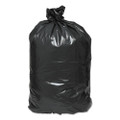 Linear Low Density Recycled Can Liners, 60 Gal, 2 Mil, 38" X 58", Black, 100/carton