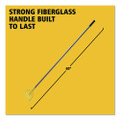 Invader Fiberglass Side-gate Wet-mop Handle, 1" Dia X 60", Gray/yellow