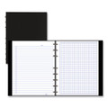 Notepro Quad Computation Notebook, Data-lab-record Format, Narrow Rule/quadrille Rule, Black Cover, 9.25 X 7.25, 96 Sheets