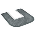 Disposable Toilet Floor Mat, Nonslip, Orchard Zing Scent, 23 X 21-5/8, Gray, 6/carton