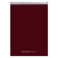 Docket Gold Planner Pad, Project-management Format, Medium/college Rule, Black Cover, 70 White 8.5 X 11.75 Sheets