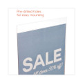 Classic Image Wall-mount Sign Holder, Portrait, 8 1/2 X 11, Clear