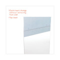 Classic Image Wall-mount Sign Holder, Portrait, 8 1/2 X 11, Clear