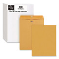 Clasp Envelope, #12 1/2, Square Flap, Clasp/gummed Closure, 9.5 X 12.5, Brown Kraft, 100/box