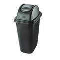 Rectangular Free-swinging Plastic Lids, Black - VISRCP306700BK