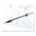 R.s.v.p. Ballpoint Pen, Stick, Fine 0.7 Mm, Violet Ink, Clear/violet Barrel, Dozen