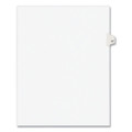 Preprinted Legal Exhibit Side Tab Index Dividers, Avery Style, 10-tab, 57, 11 X 8.5, White, 25/pack, (1057)