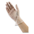 Exam Vinyl Gloves, Clear, Small, 3 3/5 Mil, 100/box, 10 Boxes/carton