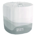 Pacific Blue Basic Embossed Bathroom Tissue, Septic Safe, 1-ply, White, 550/roll, 80 Rolls/carton