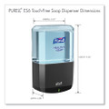 Es6 Soap Touch-free Dispenser, 1,200 Ml, 5.25 X 8.8 X 12.13, Graphite
